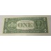 UNITED STATES OF AMERICA 2003 . ONE 1 DOLLAR BANKNOTE . ERROR . INSUFFICIENT INK